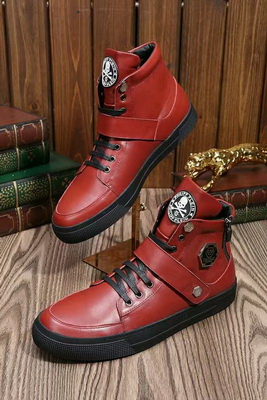 PhiliPP Plein High-Top Fashion Men Shoes--043